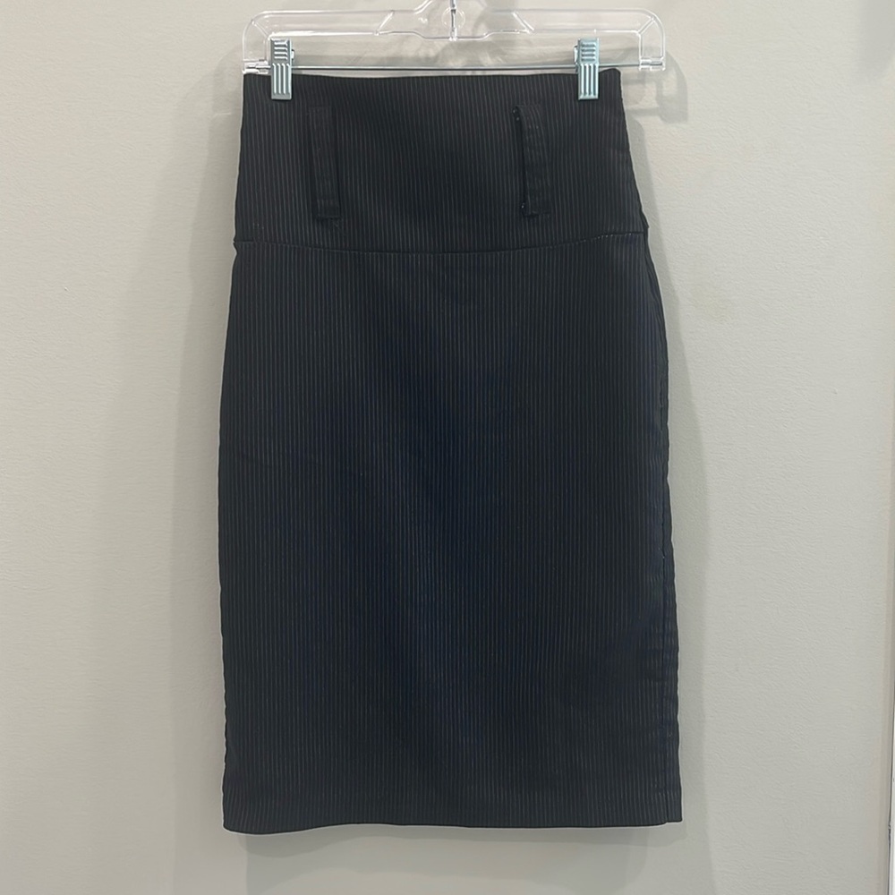 A.B.N Black Midi Pencil Skirt